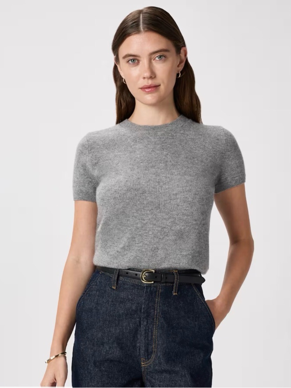 Quince Mongolian cashmere tee